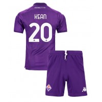 Echipament fotbal Fiorentina Moise Kean #20 Tricou Acasa 2024-25 pentru copii maneca scurta (+ Pantaloni scurti)